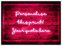 Custom Handwritten Neon Sign