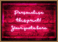 Custom Handwritten Neon Sign