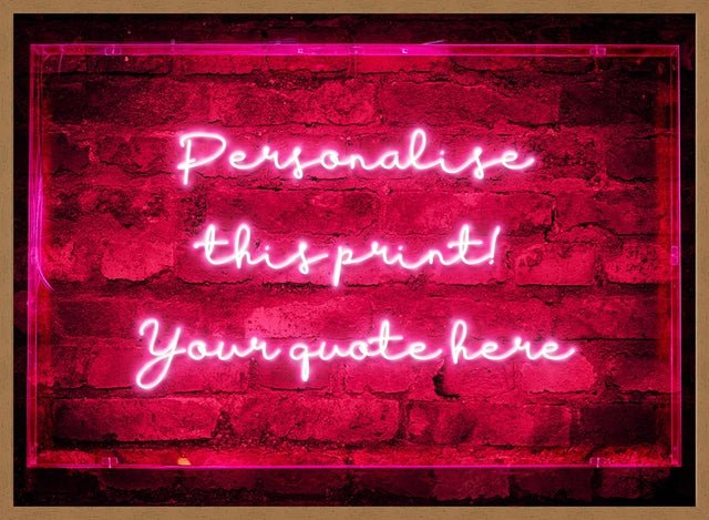 Custom Handwritten Neon Sign