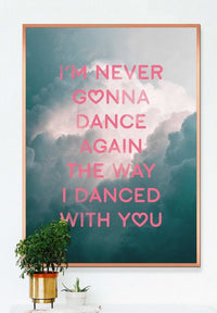 Dance Again Lyrics Print