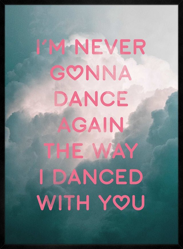 Dance Again Lyrics Print