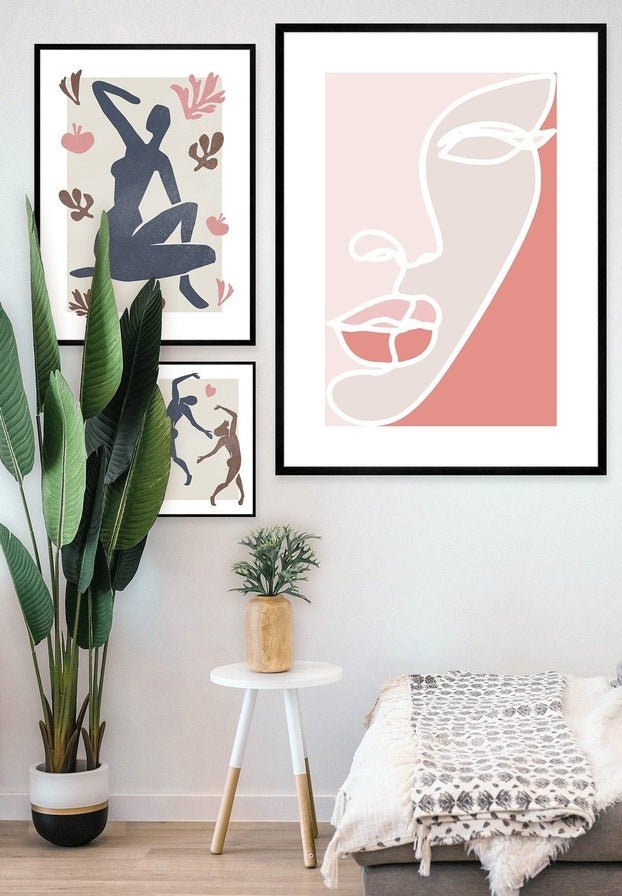 Dancers Watercolour Style Print