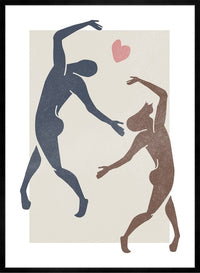 Dancers Watercolour Style Print