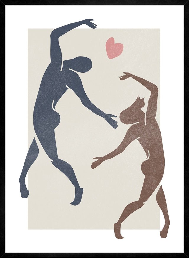 Dancers Watercolour Style Print