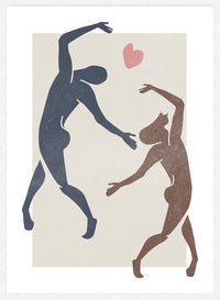 Dancers Watercolour Style Print
