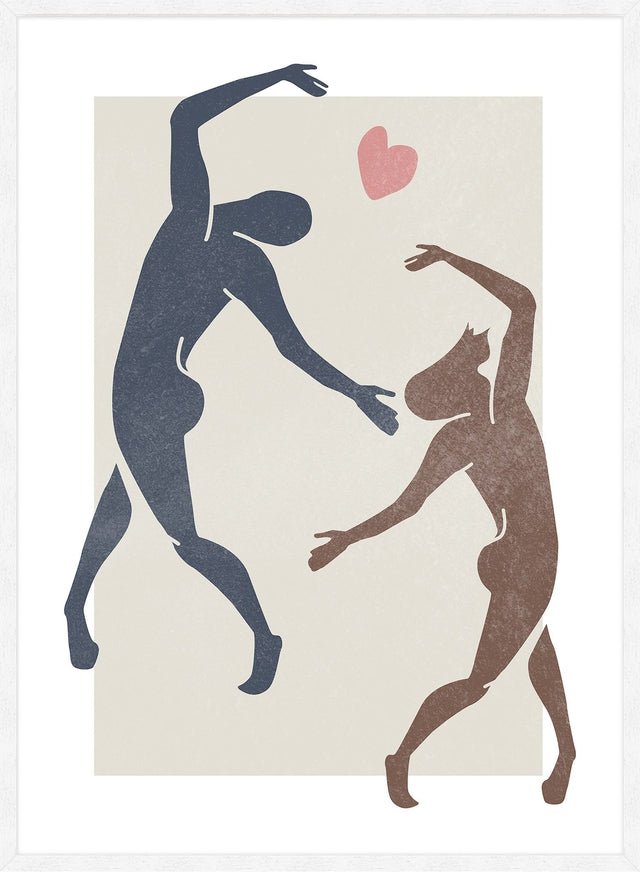 Dancers Watercolour Style Print