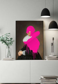 Drippy Adriana Portrait Print