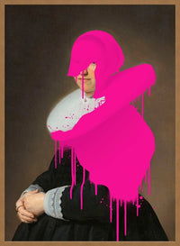 Drippy Adriana Portrait Print