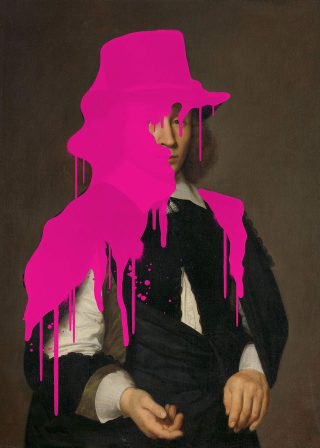 Drippy Dirck Portrait Print