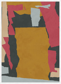 Earth Paper Collage 1 Print