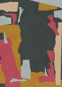 Earth Paper Collage 2 Print