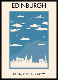 Edinburgh Tourist Style Print