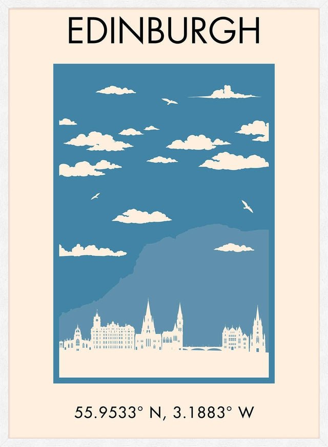 Edinburgh Tourist Style Print