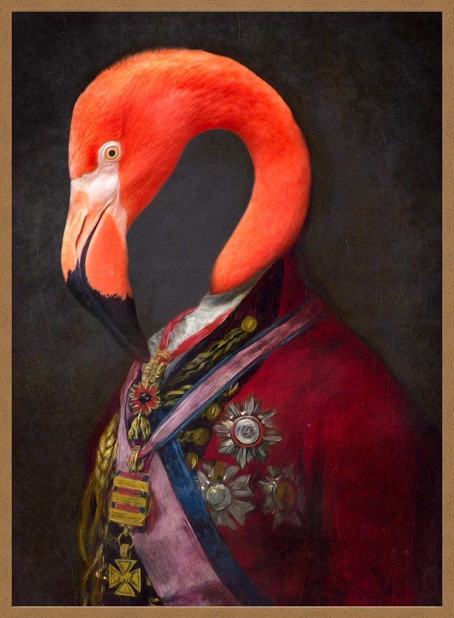 Flamingo Portrait Print