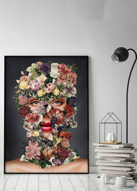 Flowerclava Black Floral Print