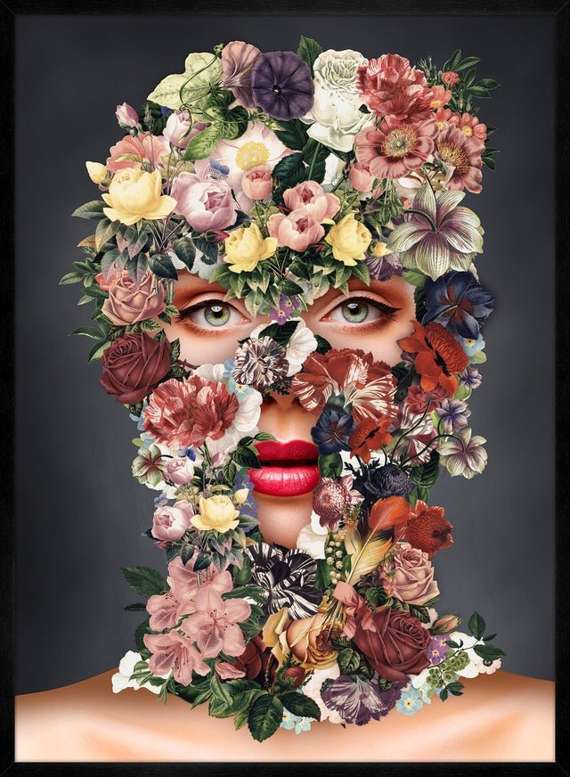 Flowerclava Black Floral Print