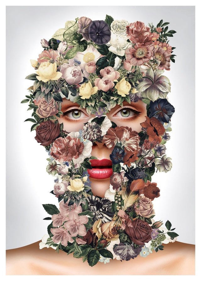 Flowerclava White Floral Print