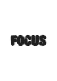 Focus Quote Print
