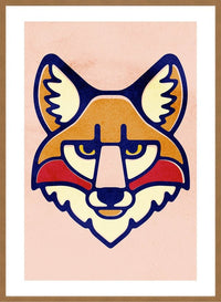 Fox Animal Portrait Print