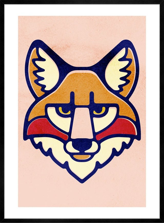Fox Animal Portrait Print