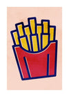 French Fries Fast Food Illustration Print