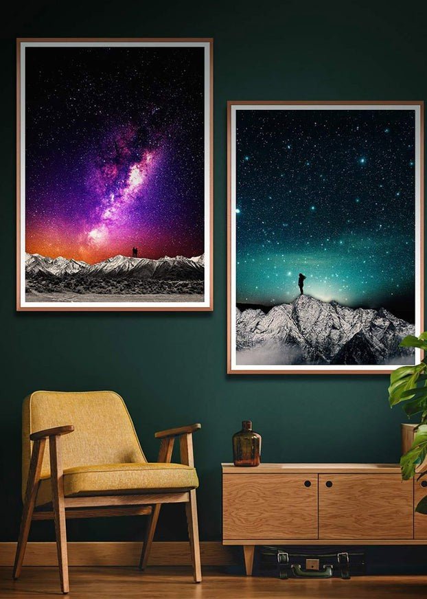 Gazing 2 Space Print