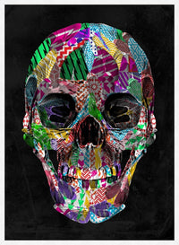 Geometric Pattern Skull Print