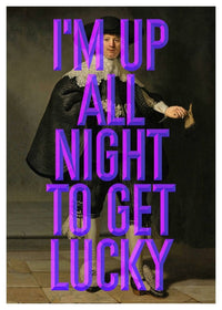 Get Lucky Typography Print