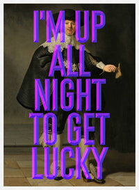 Get Lucky Typography Print