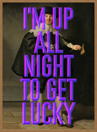 Get Lucky Typography Print
