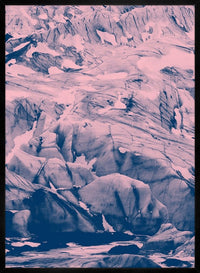 Glacier Pink and Blue Print
