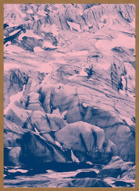 Glacier Pink and Blue Print
