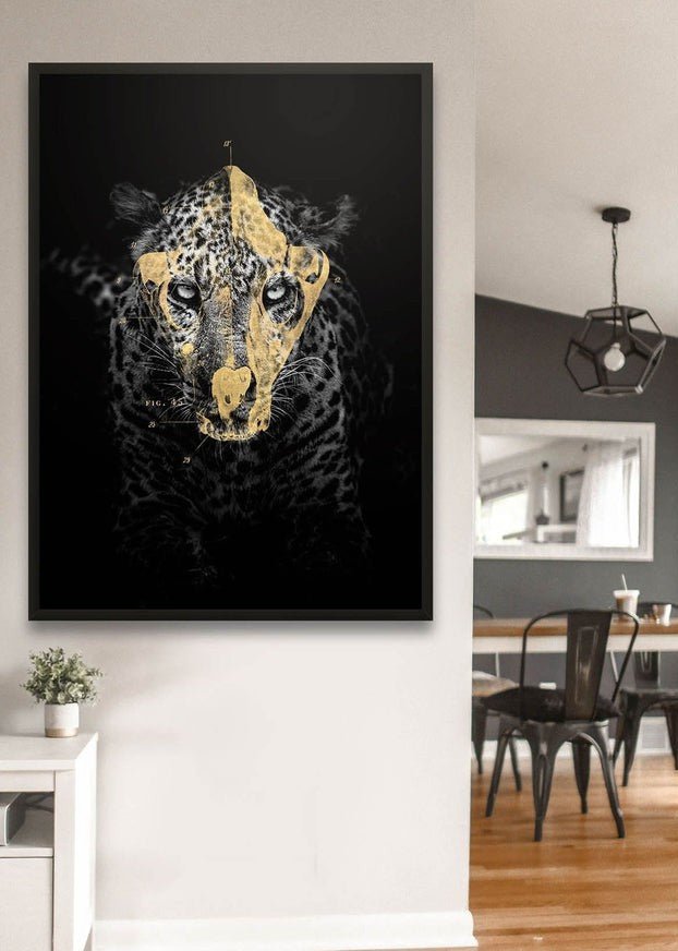Gold Leopard Print