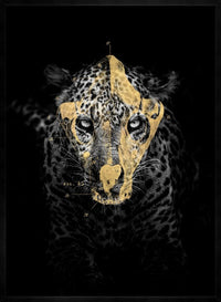 Gold Leopard Print