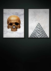 Gold Skull & Marble Point Print Bundle
