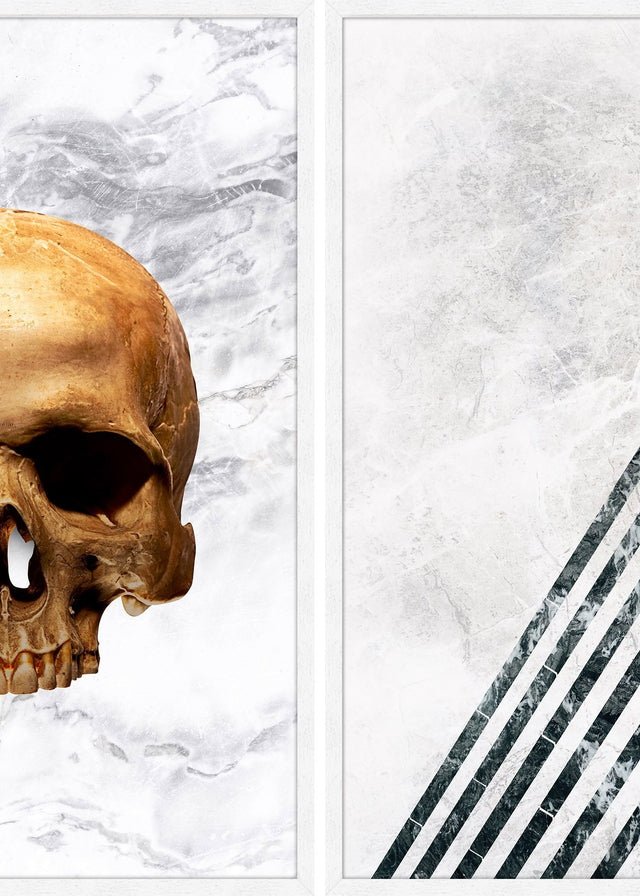 Gold Skull & Marble Point Print Bundle