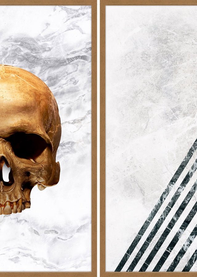 Gold Skull & Marble Point Print Bundle