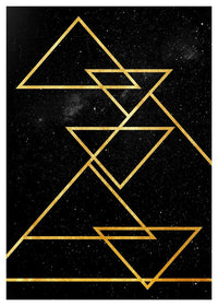 Golden Triangles Print