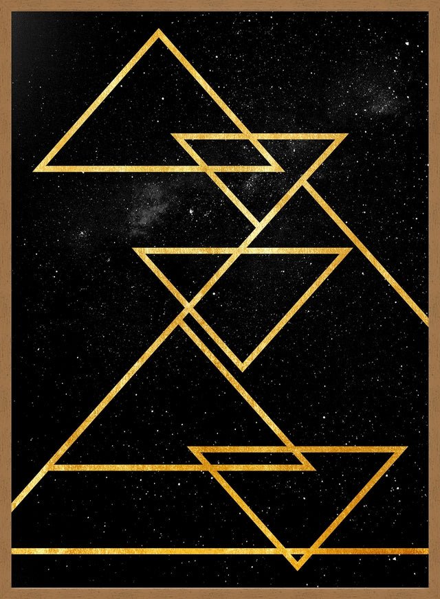 Golden Triangles Print