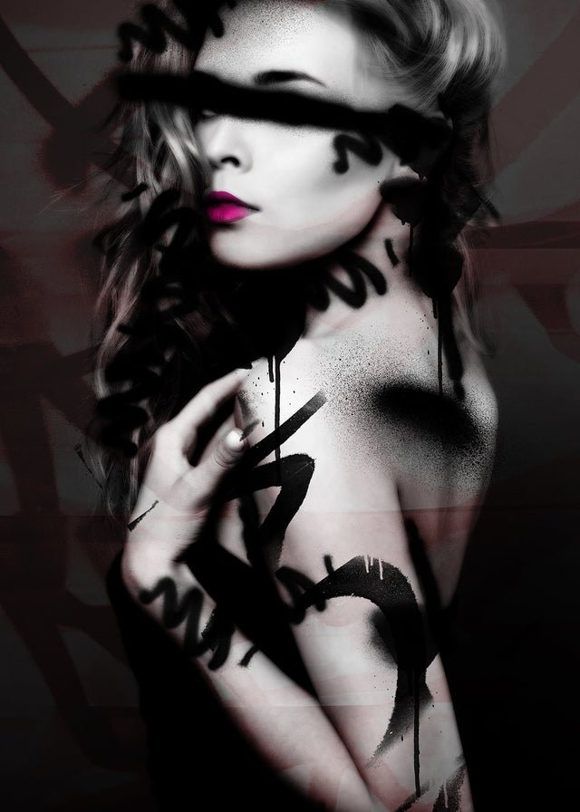 Graffiti Model Print