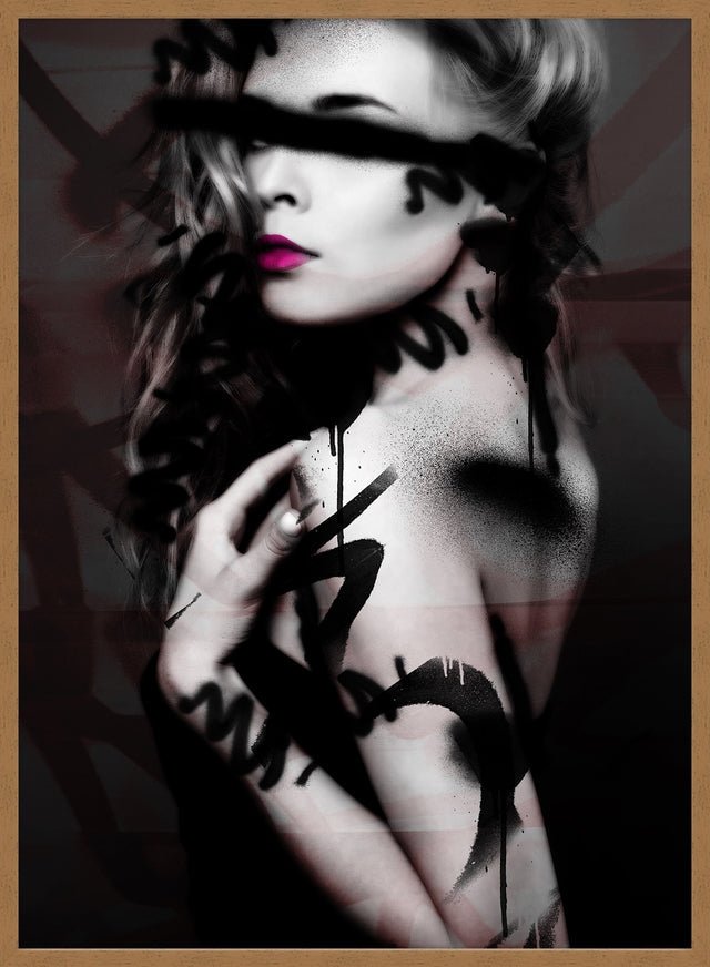 Graffiti Model Print