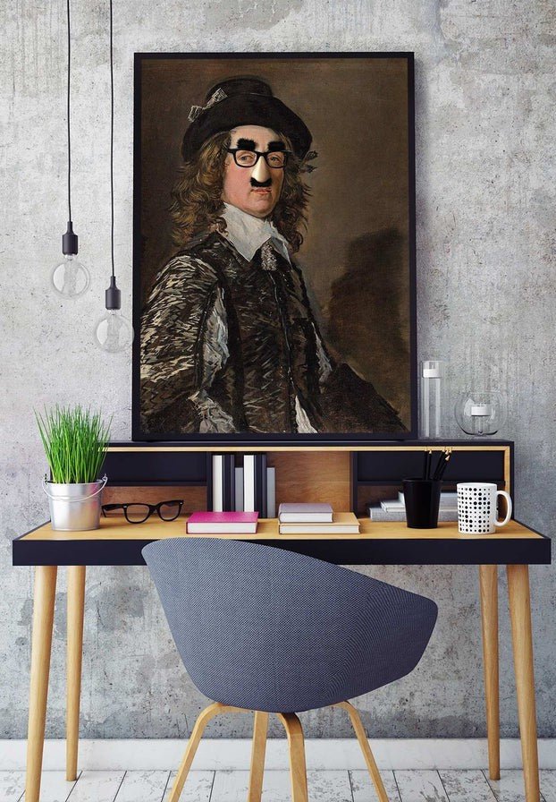 Groucho Disguise Altered Art Print