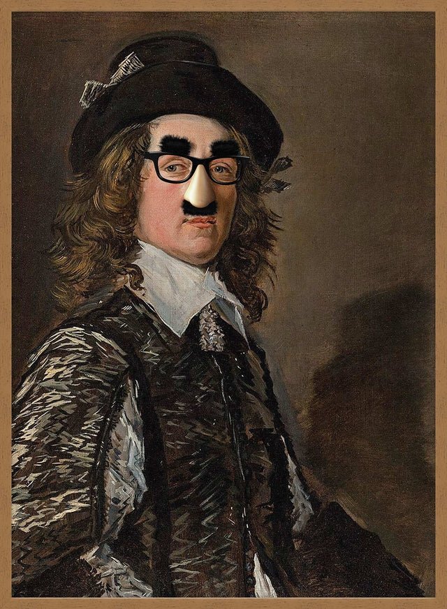 Groucho Disguise Altered Art Print