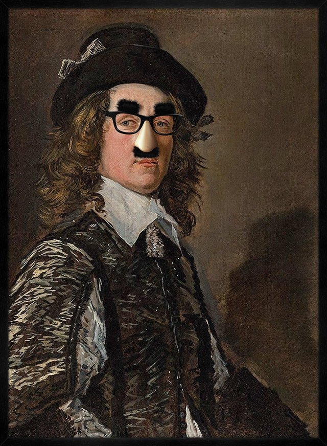 Groucho Disguise Altered Art Print