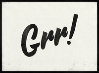 Grr Animal Noises Print