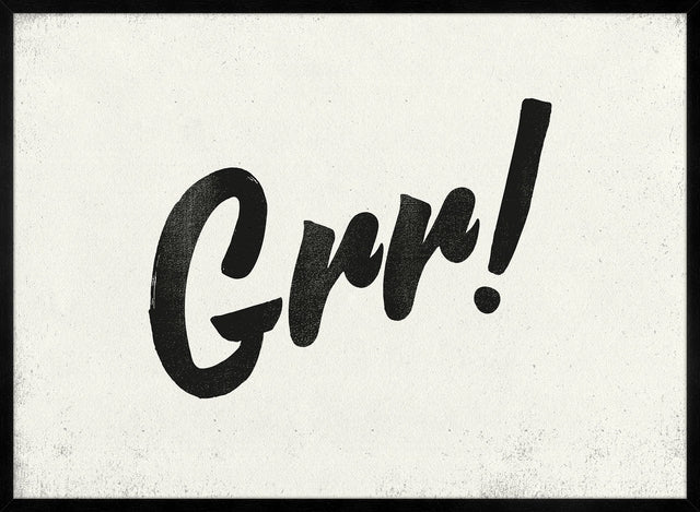 Grr Animal Noises Print