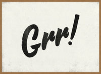 Grr Animal Noises Print