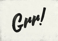 Grr Animal Noises Print