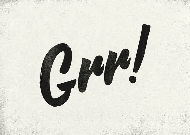 Grr Animal Noises Print