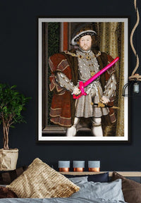 Henry VIII Balloon King Print